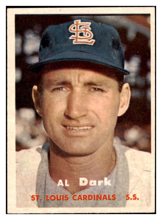 1957 Topps Baseball #098 Al Dark Cardinals EX-MT 506016