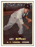 1957 Topps Baseball #132 Art Ditmar Yankees EX-MT 506027