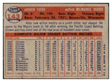 1957 Topps Baseball #143 Andy Pafko Braves EX-MT 506032