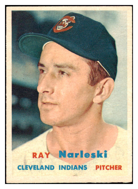 1957 Topps Baseball #144 Ray Narleski Indians EX-MT 506033