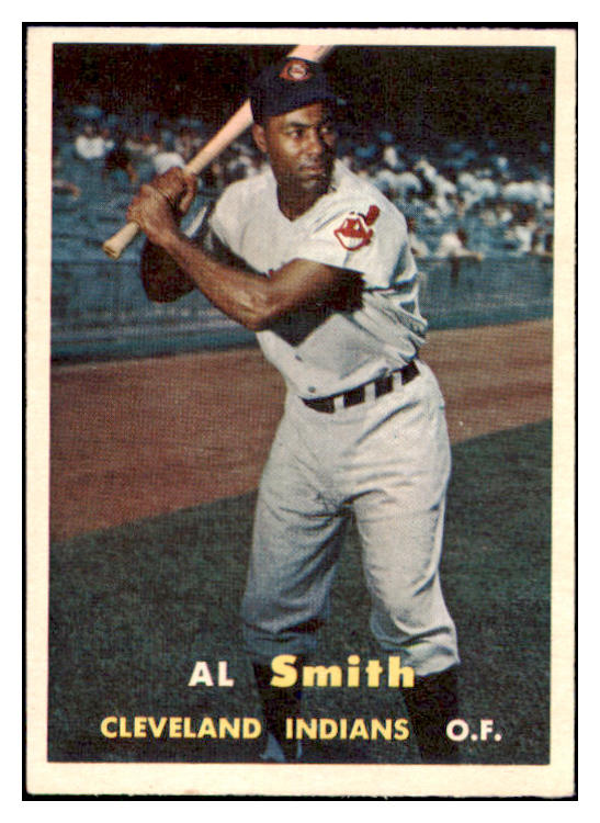 1957 Topps Baseball #145 Al Smith Indians EX-MT 506034