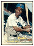 1957 Topps Baseball #159 Solly Drake Cubs EX-MT 506038