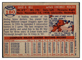1957 Topps Baseball #180 Gus Bell Reds EX-MT 506041