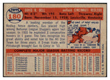 1957 Topps Baseball #180 Gus Bell Reds EX-MT 506042