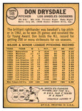 1968 Topps Baseball #145 Don Drysdale Dodgers VG 506057