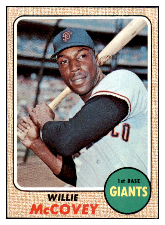 1968 Topps Baseball #290 Willie McCovey Giants VG-EX 506061