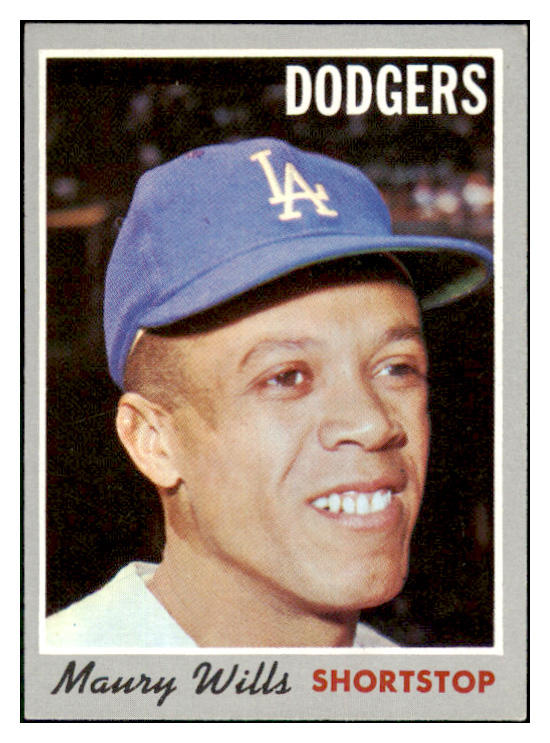 1970 Topps Baseball #595 Maury Wills Dodgers EX-MT 506081