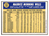 1970 Topps Baseball #595 Maury Wills Dodgers EX-MT 506081