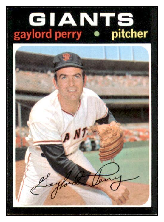 1971 Topps Baseball #140 Gaylord Perry Giants VG 506088