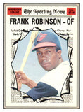 1970 Topps Baseball #463 Frank Robinson A.S. Orioles VG 506094