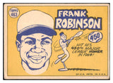 1970 Topps Baseball #463 Frank Robinson A.S. Orioles VG 506094