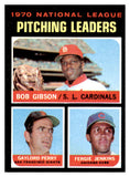 1971 Topps Baseball #070 N.L. Win Leaders Bob Gibson NR-MT 506109