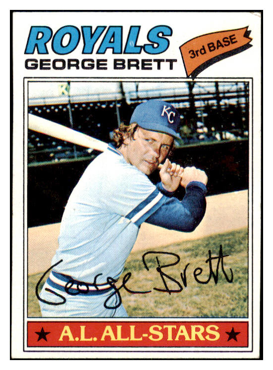 1977 Topps Baseball #580 George Brett Royals EX+/EX-MT 506119