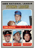 1970 Topps Baseball #069 N.L. Win Leaders Tom Seaver EX-MT 506121