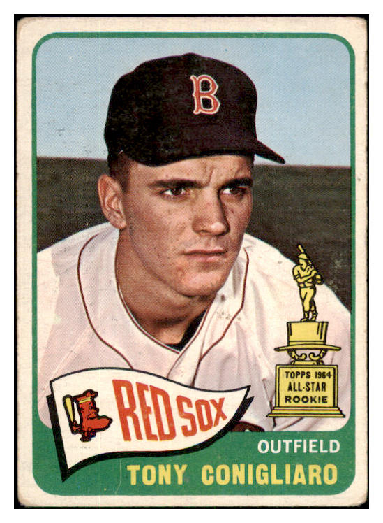 1965 Topps Baseball #055 Tony Conigliaro Red Sox VG 506128