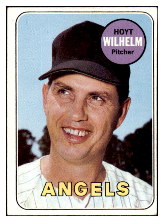 1969 Topps Baseball #565 Hoyt Wilhelm Angels EX-MT 506137