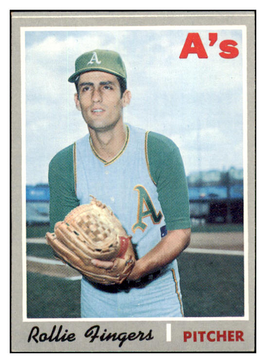 1970 Topps Baseball #502 Rollie Fingers A's EX-MT 506161