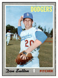 1970 Topps Baseball #622 Don Sutton Dodgers EX-MT 506163