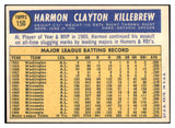 1970 Topps Baseball #150 Harmon Killebrew Twins EX-MT 506174