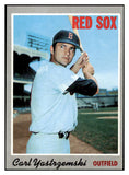 1970 Topps Baseball #010 Carl Yastrzemski Red Sox EX-MT 506175