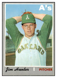 1970 Topps Baseball #565 Catfish Hunter A's EX-MT 506182