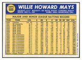 1970 Topps Baseball #600 Willie Mays Giants EX-MT 506185