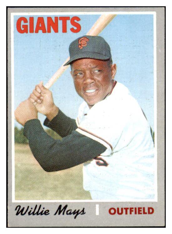 1970 Topps Baseball #600 Willie Mays Giants EX-MT 506186