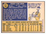 1970 Topps Baseball #290 Rod Carew Twins EX-MT 506191