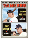 1970 Topps Baseball #189 Thurman Munson Yankees VG-EX 506212