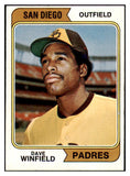 1974 Topps Baseball #456 Dave Winfield Padres EX-MT 506223