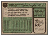 1974 Topps Baseball #007 Catfish Hunter A's EX-MT 506227