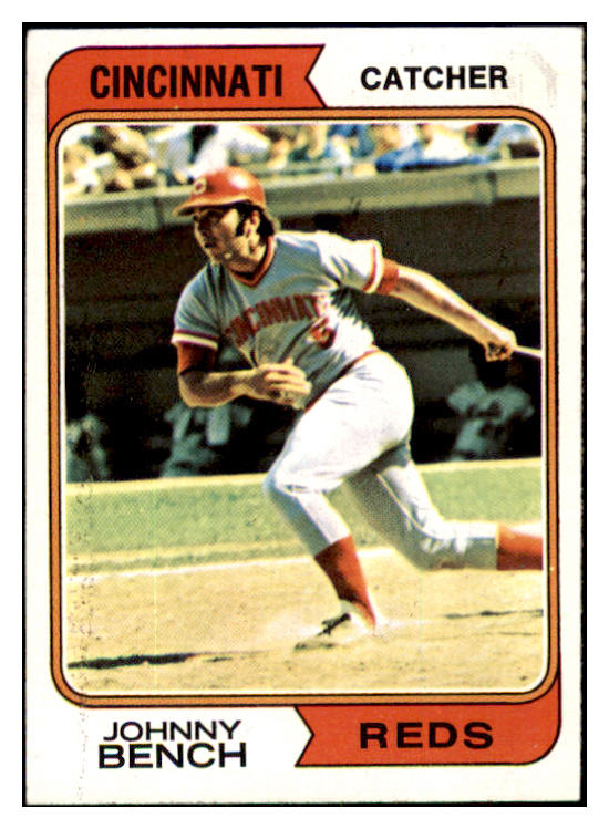 1974 Topps Baseball #010 Johnny Bench Reds EX-MT 506228