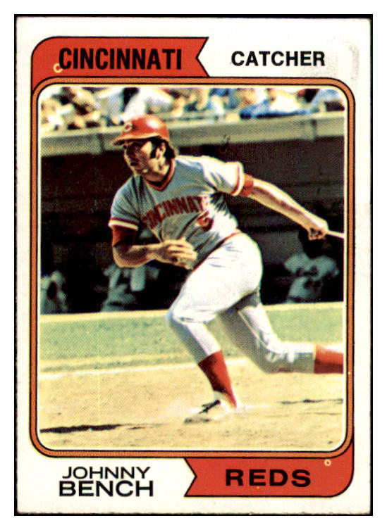 1974 Topps Baseball #010 Johnny Bench Reds EX-MT 506229