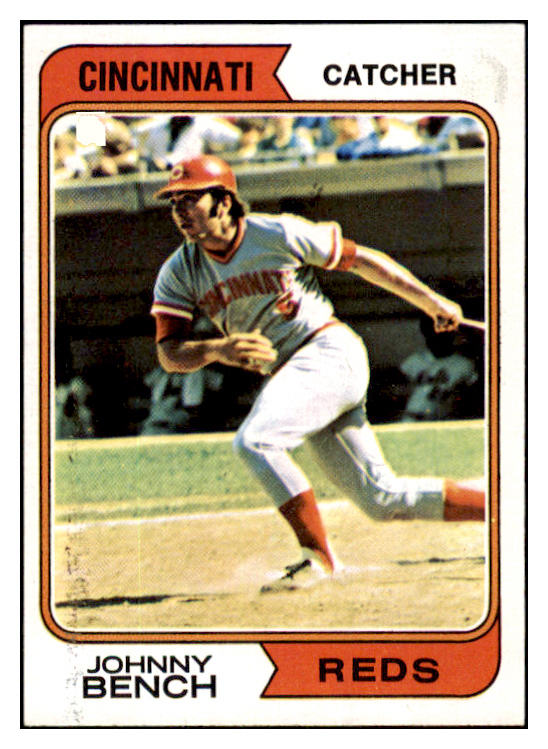 1974 Topps Baseball #010 Johnny Bench Reds EX-MT 506230