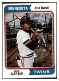 1974 Topps Baseball #050 Rod Carew Twins EX-MT 506234