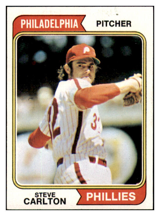 1974 Topps Baseball #095 Steve Carlton Phillies EX-MT 506243