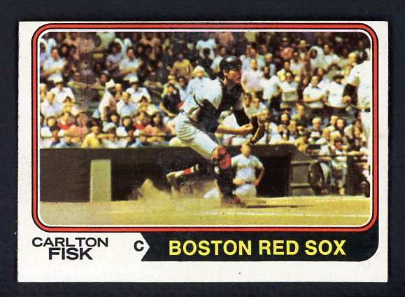 1974 Topps Baseball #105 Carlton Fisk Red Sox EX-MT 506245