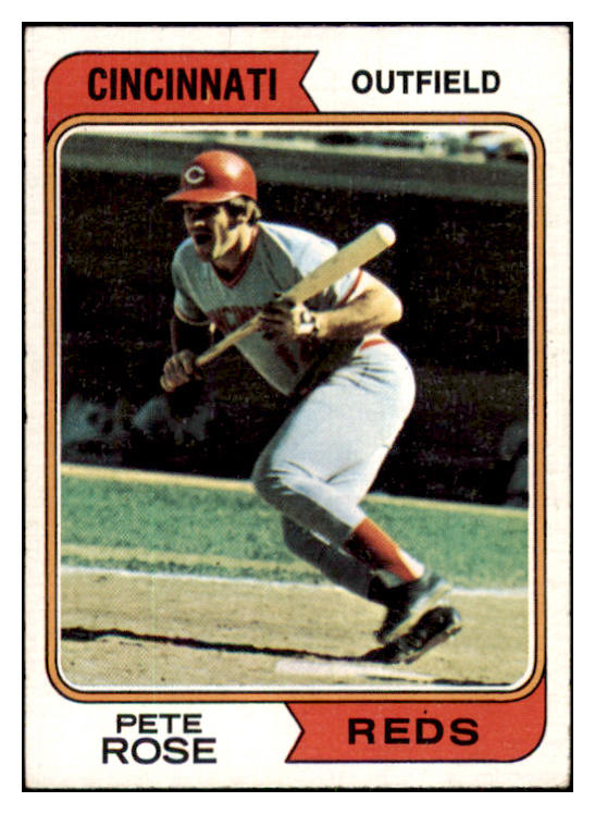 1974 Topps Baseball #300 Pete Rose Reds EX-MT 506249