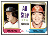 1974 Topps Baseball #331 Johnny Bench Carlton Fisk EX-MT 506251