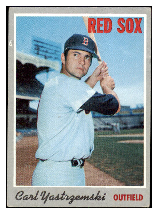 1970 Topps Baseball #010 Carl Yastrzemski Red Sox VG-EX 506271