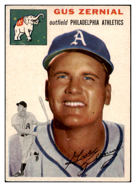 1954 Topps Baseball #002 Gus Zernial A's NR-MT 506282