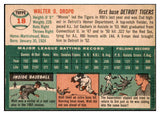 1954 Topps Baseball #018 Walt Dropo Tigers NR-MT 506287