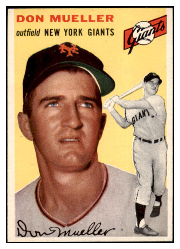 1954 Topps Baseball #042 Don Mueller Giants NR-MT 506299