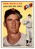 1954 Topps Baseball #042 Don Mueller Giants NR-MT 506299