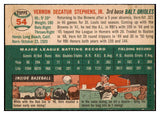 1954 Topps Baseball #054 Vern Stephens Orioles NR-MT 506306