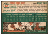 1954 Topps Baseball #065 Bob Swift Tigers EX 506312