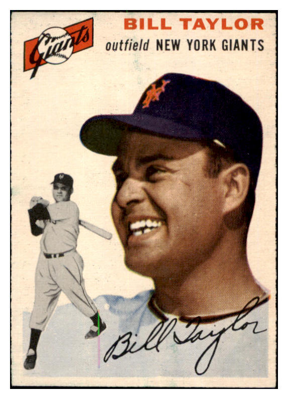 1954 Topps Baseball #074 Bill Taylor Giants EX-MT 506320