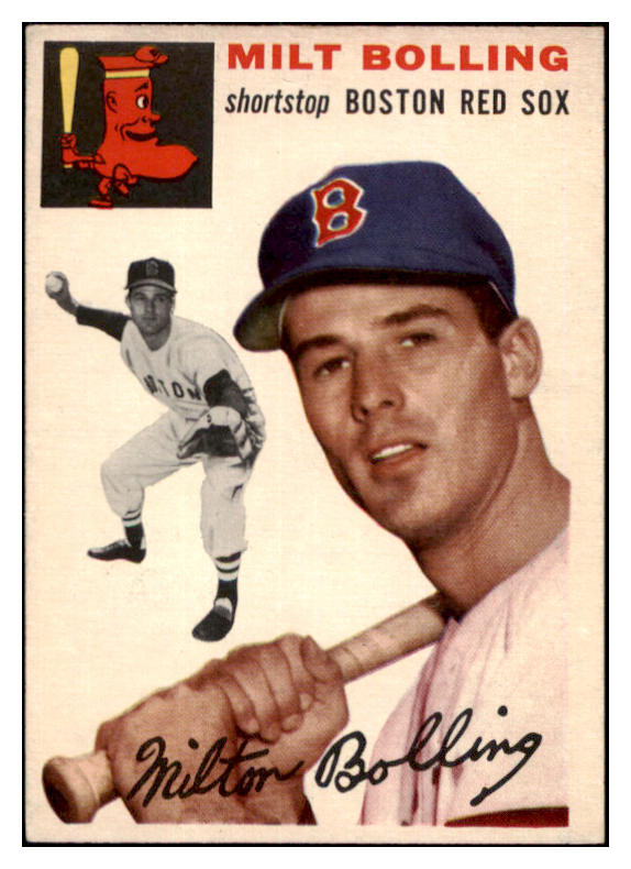 1954 Topps Baseball #082 Milt Bolling Red Sox NR-MT 506326