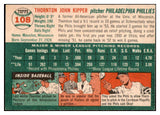 1954 Topps Baseball #108 Thornton Kipper Phillies NR-MT 506344