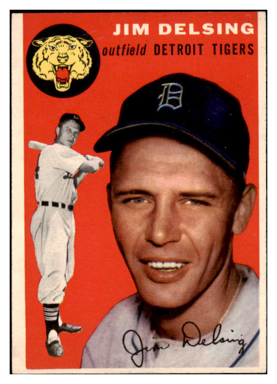 1954 Topps Baseball #111 Jim Delsing Tigers NR-MT 506347